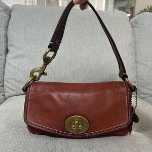 Vintage Coach Mini Legacy 65th Anniversary Turnlock Shoulder Bag